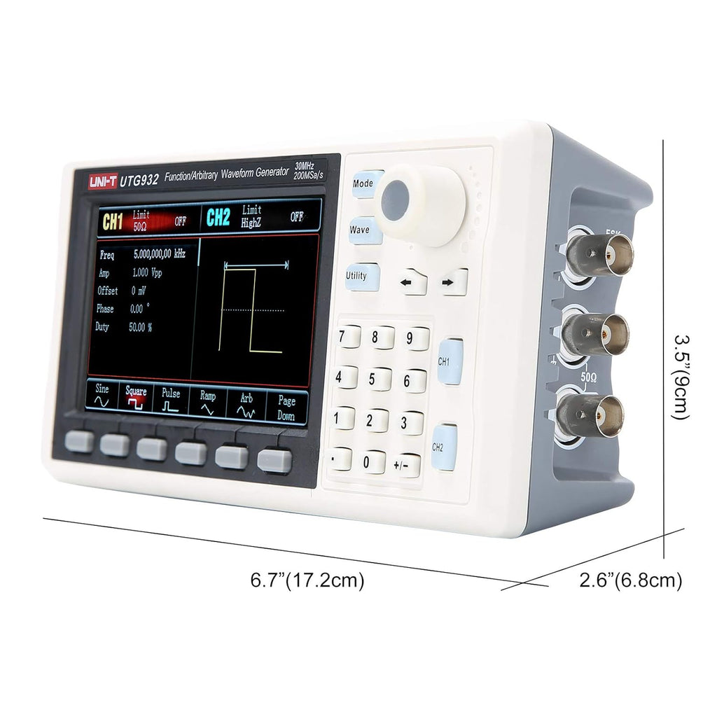 30 MHz Dual-Channel Function Generator Arbitrary Waveform K51043