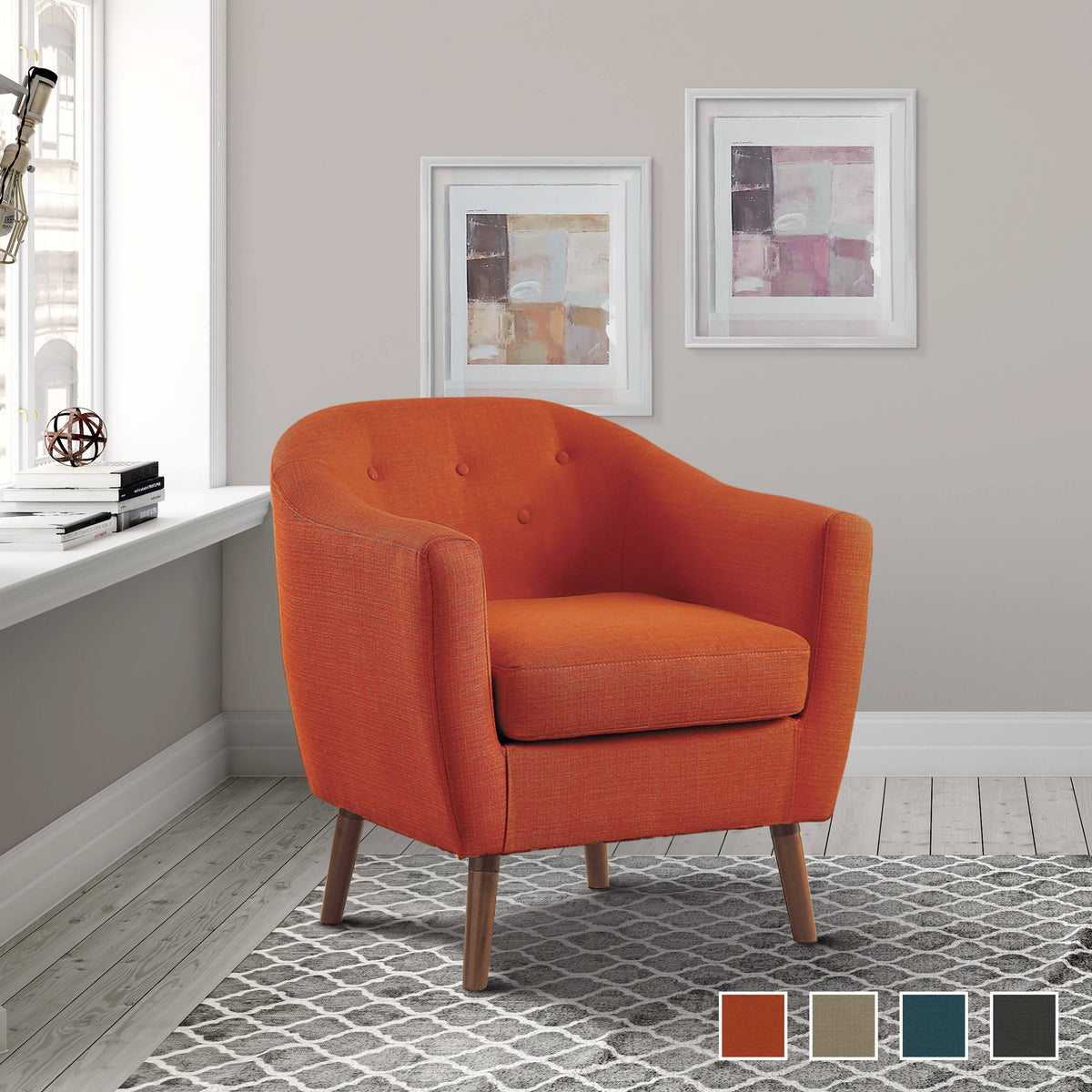 Sage Grey Accent Chair H695593