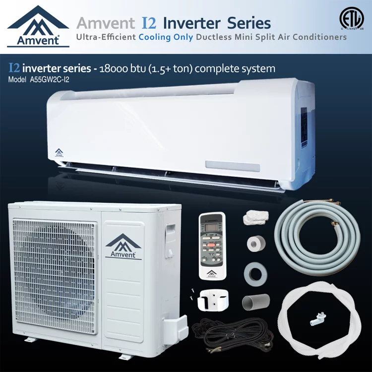 18000 BTU Cooling Only Inverter Mini Split Air Conditioner W100