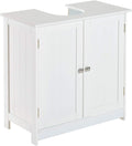 White Pedestal Sink Bathroom Vanity Cabinet Z43194