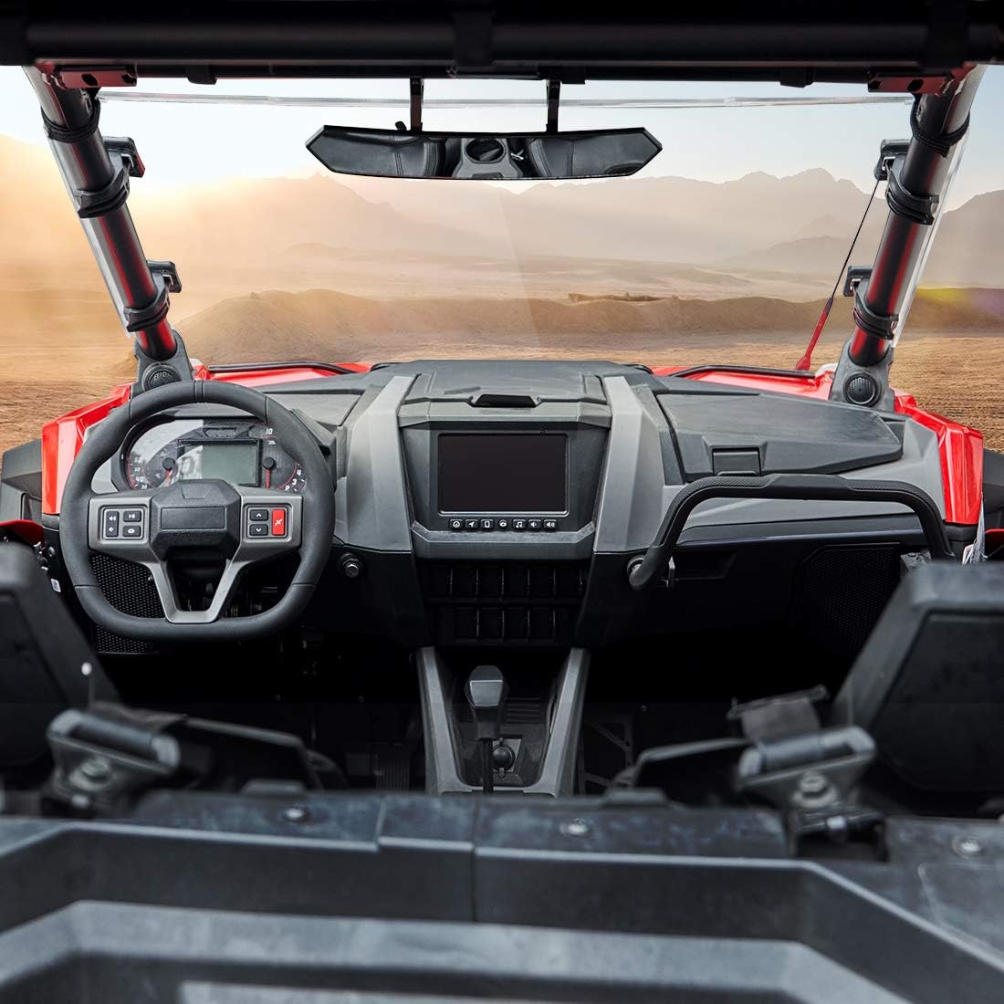 Polycarbonate Front Windshield Compatible with Polaris RZR PRO XP V108