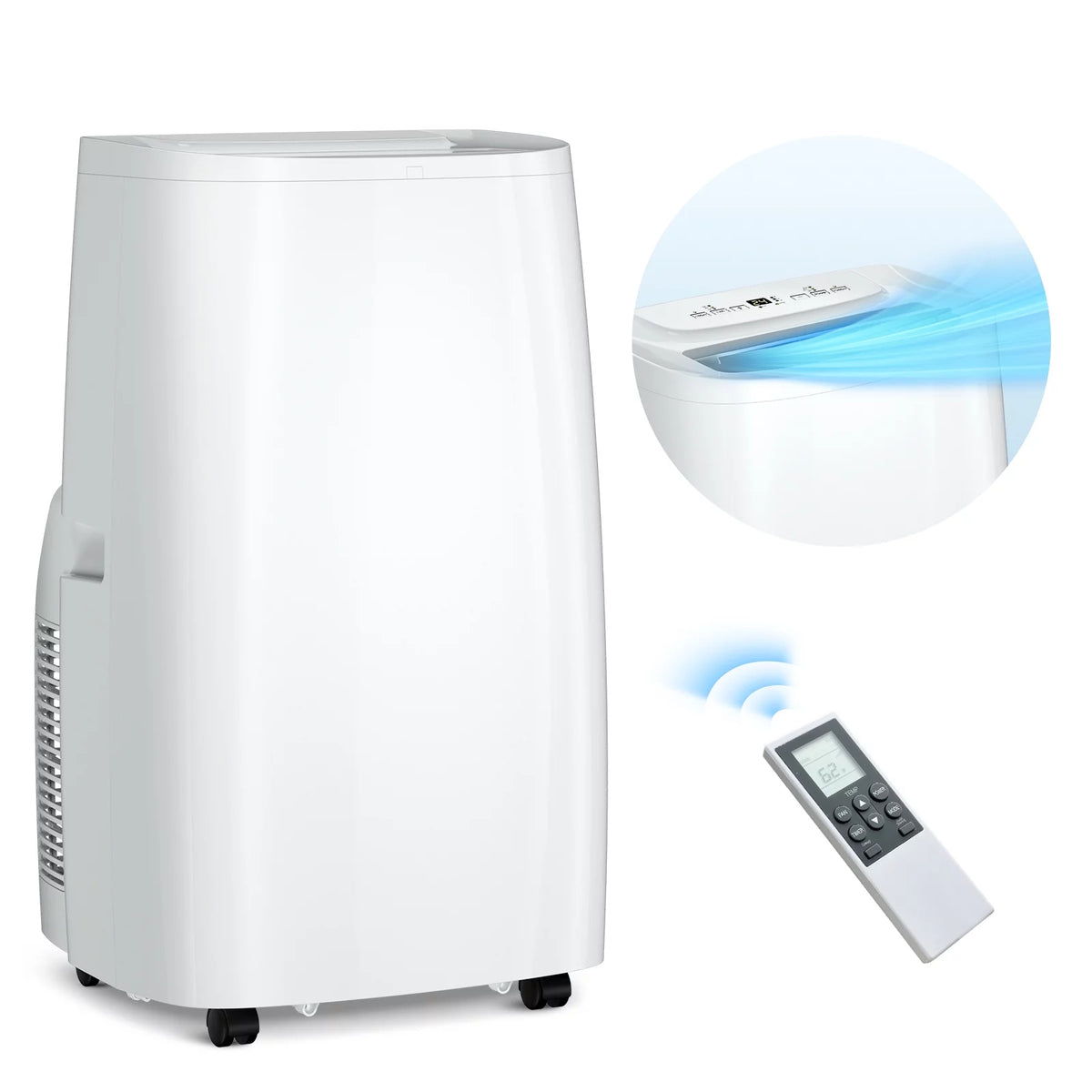 14,000 BTU 3 in 1 Portable Air Conditioner with Window Kit O89431