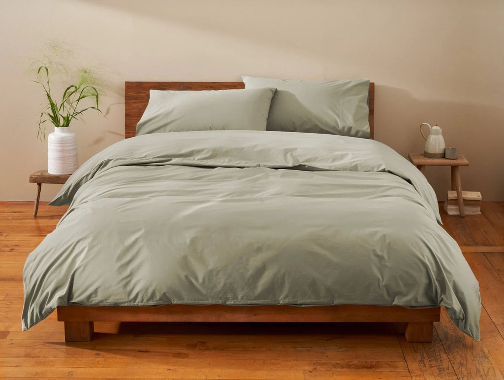 300 Thread Count Organic Percale Fitted Sheet Twin XL E7890