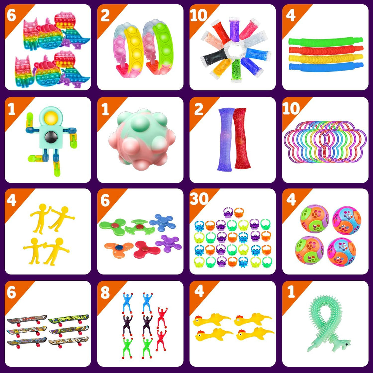 600 Pcs Sensory Fidget Toys Pack G2549