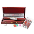 166 Tiles Wooden Mahjong Set in Wooden Case S42843