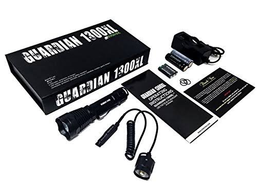 Rechargeable Tactical LED Flashlight with Remote Pressure Switch L883649