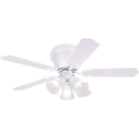 42 inch White Indoor Ceiling Fan with Light U213941