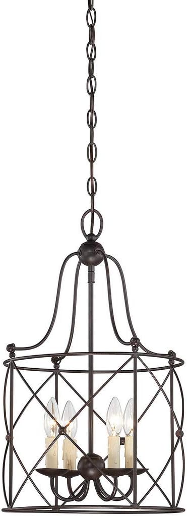 English Bronze 4-Light Foyer F1017