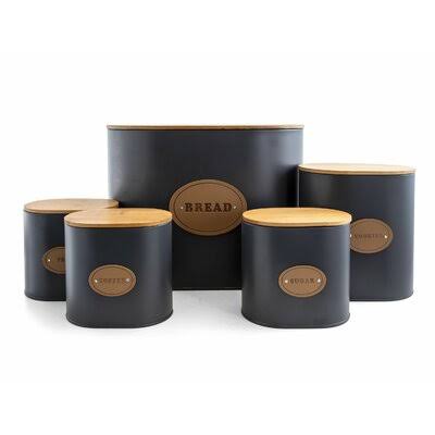 5 Piece Kitchen Canister Set M171