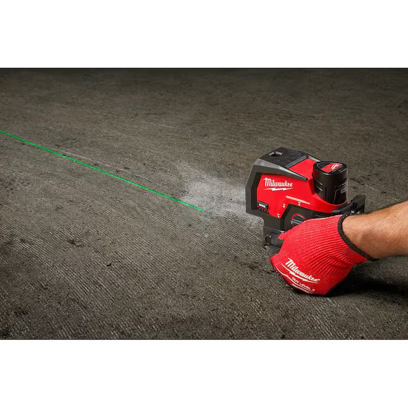 12-Volt Cordless Green Laser Level with Battery and Charger R7699