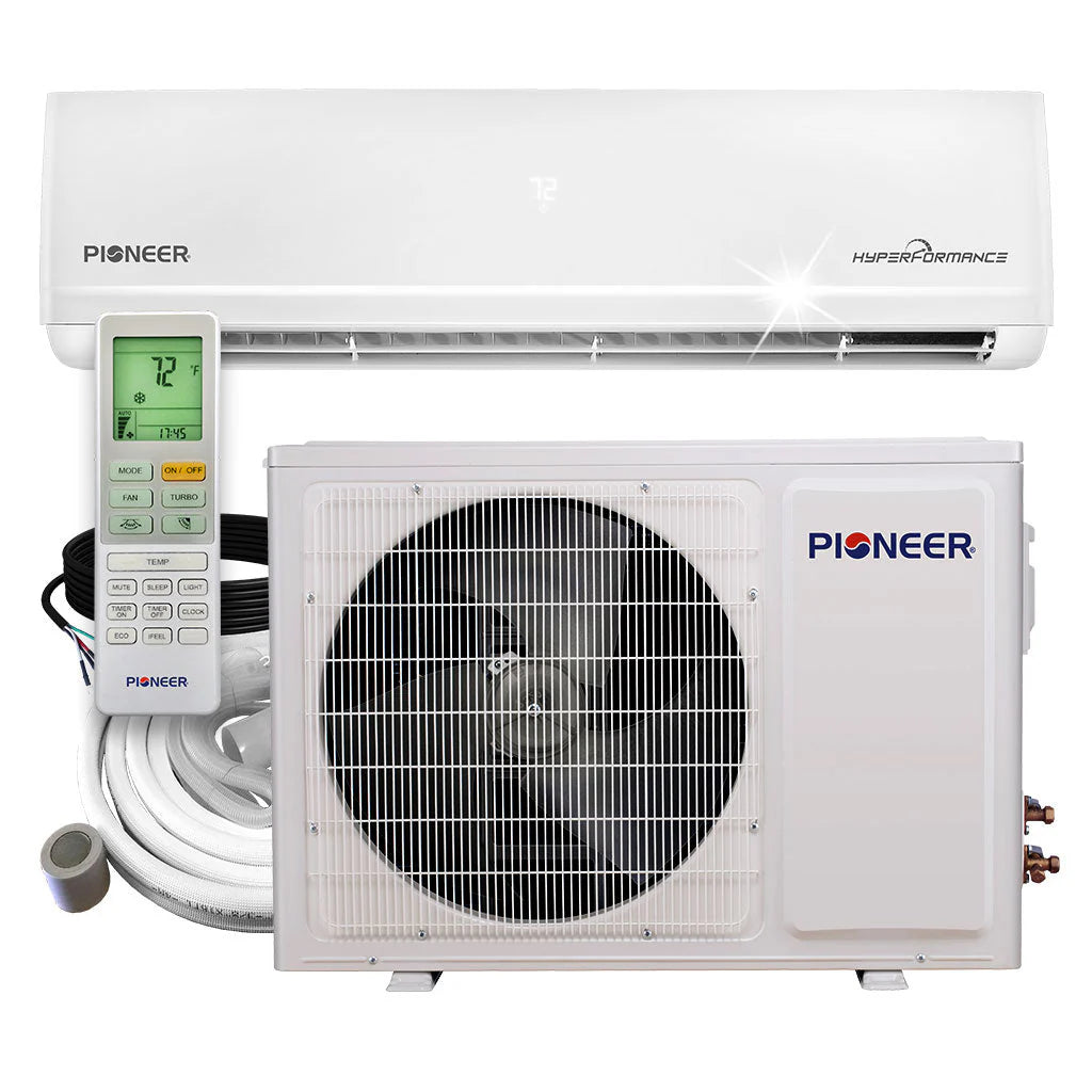 9K BTU Ductless Mini Split Heat Pump Complete System T350