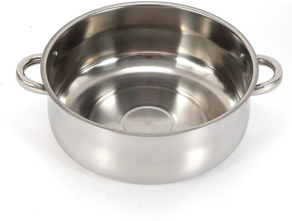 5 Tier Stainless Steel Steamer Pot with Tempered Glass Lid A73260
