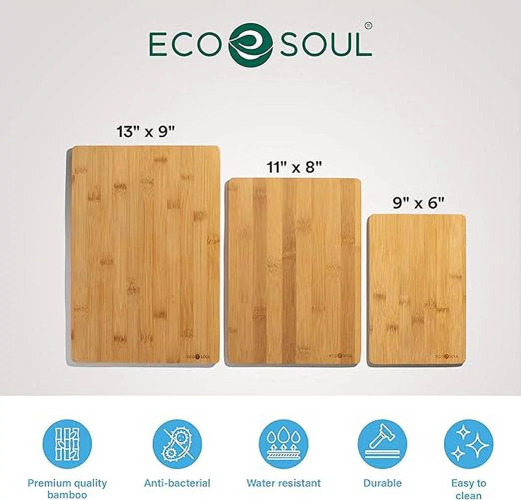 Bamboo Cutting Board Set of 3 H238