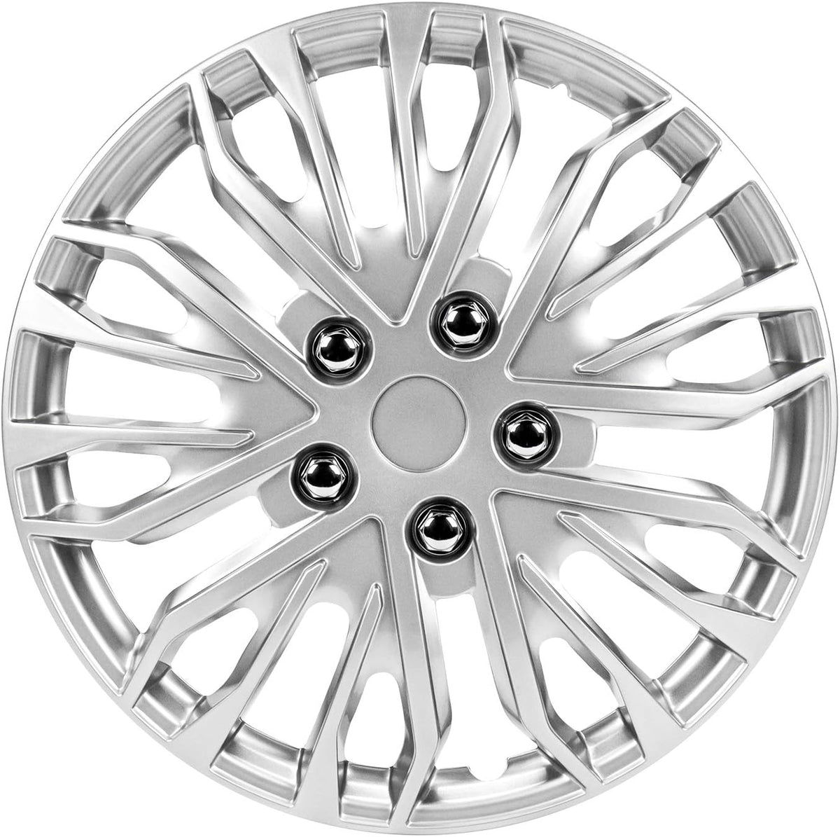 16 Inch Silver Universal Hubcap Wheel Covers Set of 4 H149