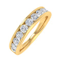 14K Yellow Gold Diamond Wedding Band Ring U8725