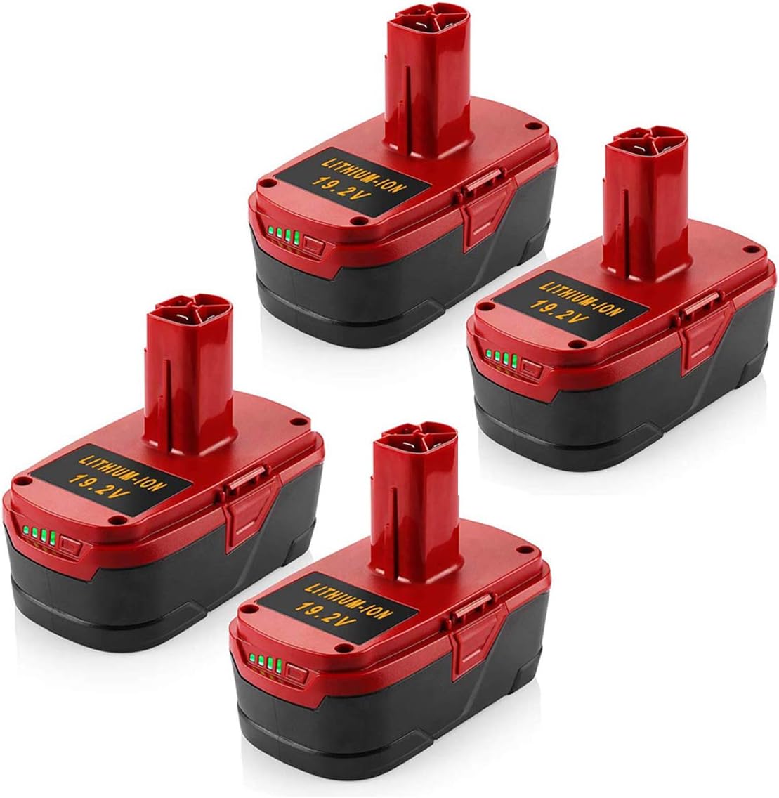 4-Pack 6.0Ah Lithium ion Battery for Craftsman 19.2Volt P881