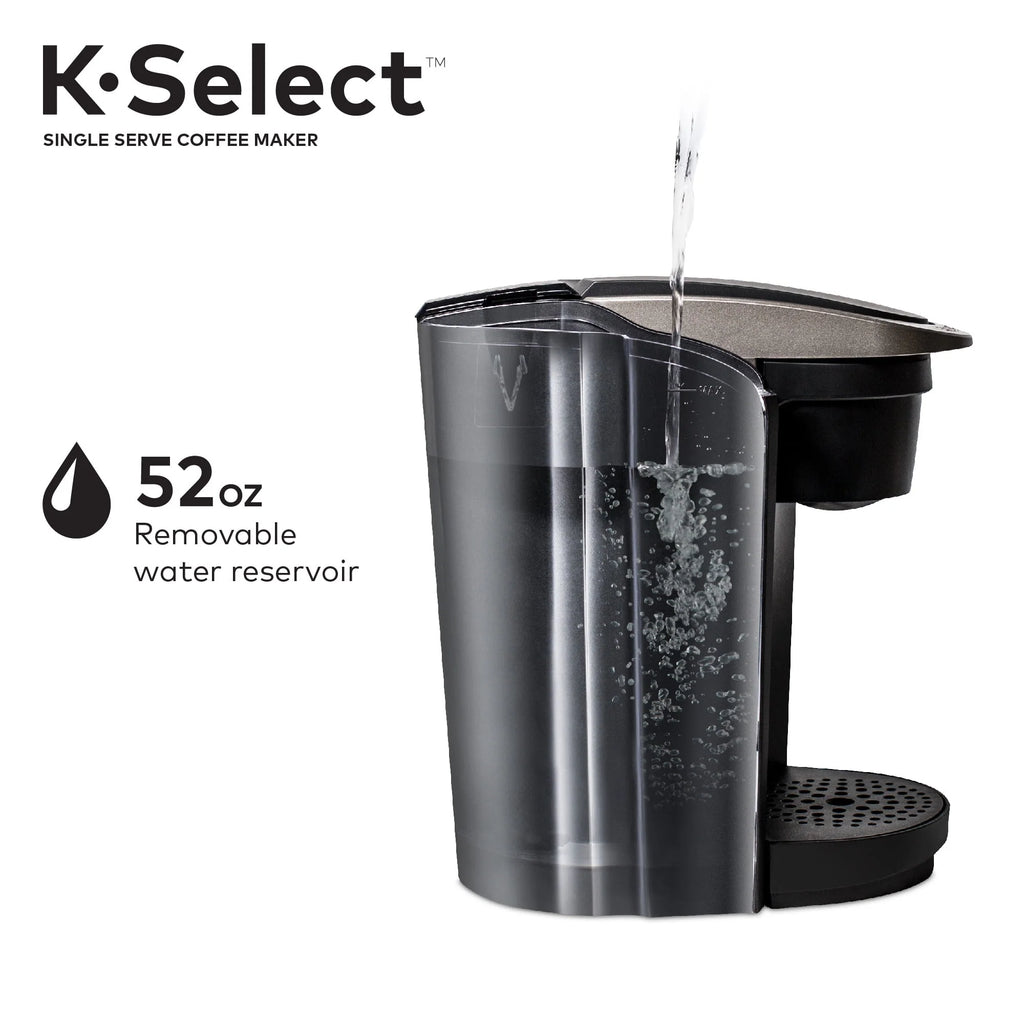 Single-Serve K-Cup Pod Coffee Maker with Strength Control, Matte Black J790