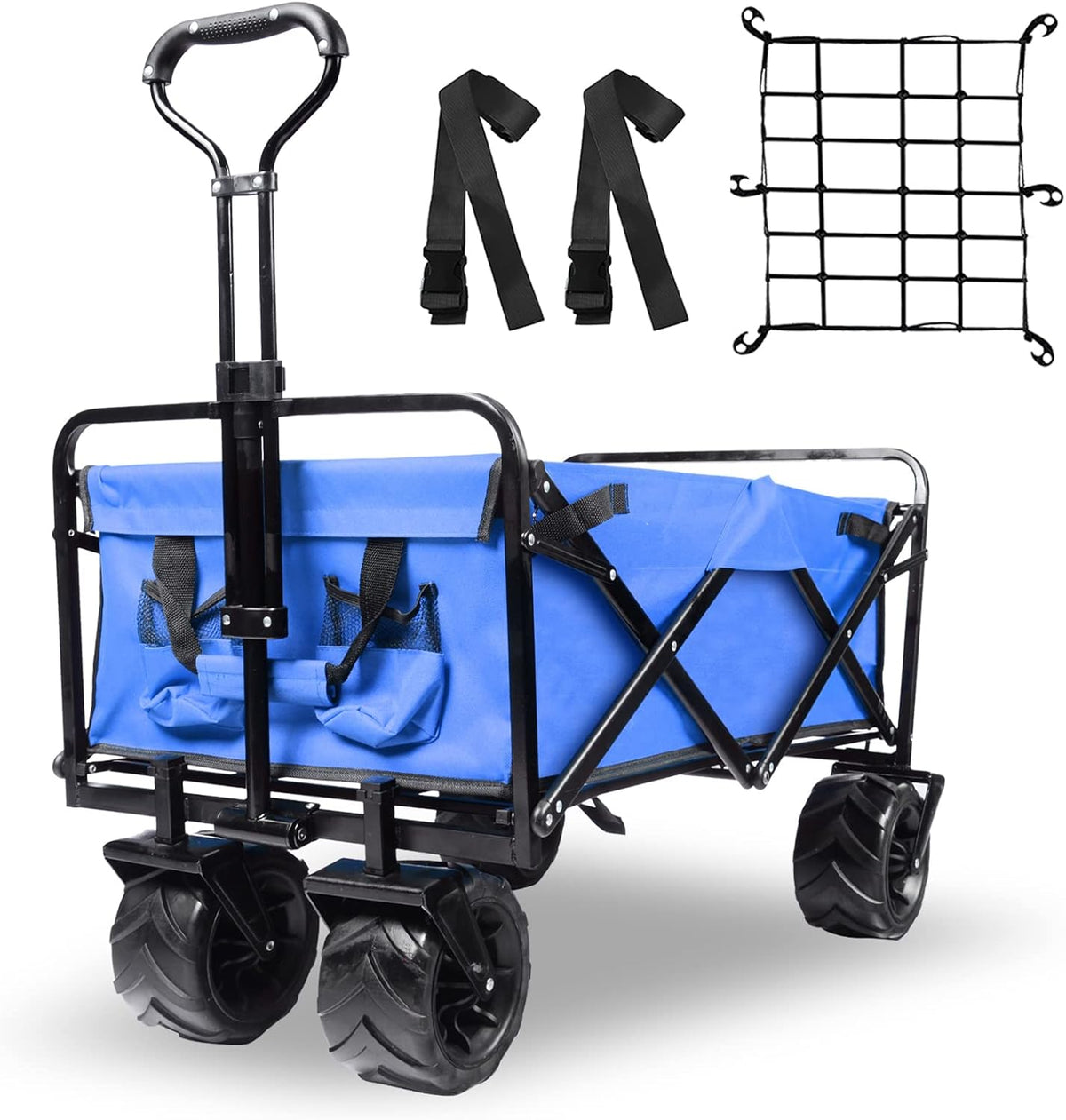 Collapsible Heavy Duty Wagon Cart with All-Terrain Wheels P6720