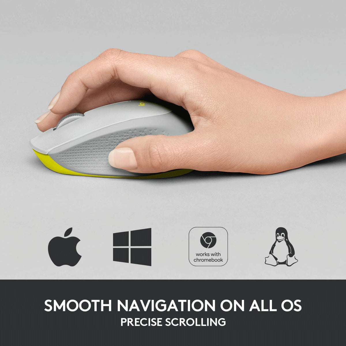 Gray Wireless Mouse D204