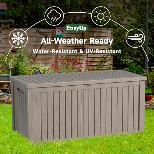 100 Gallon Waterproof UV Resistant Resin Deck Box E382184