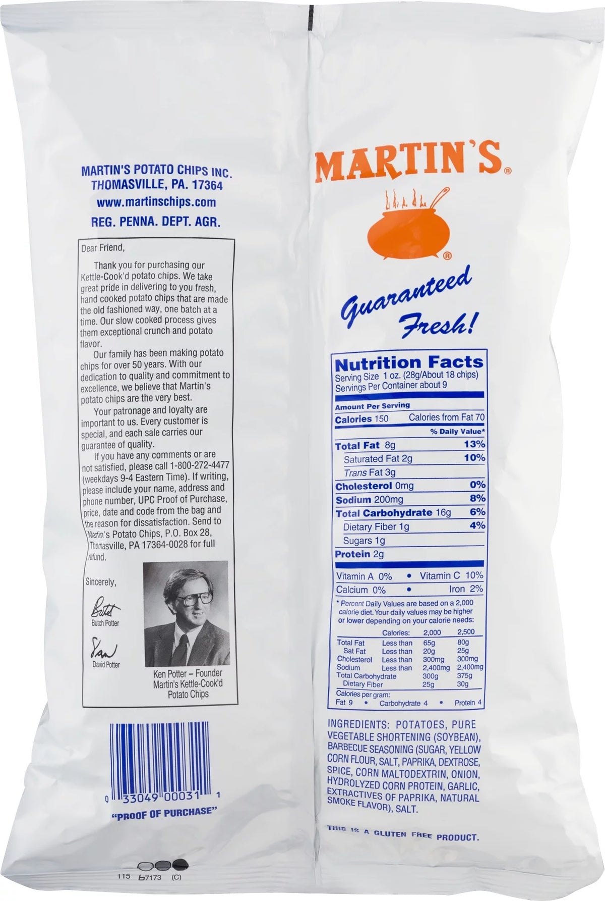 8 Oz Potato Chips (4 Bags) V559