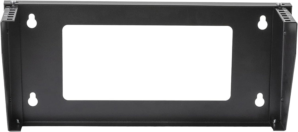 2U Wall Mount Rack Vertical Patch Panel Bracket Shelf Black A59071