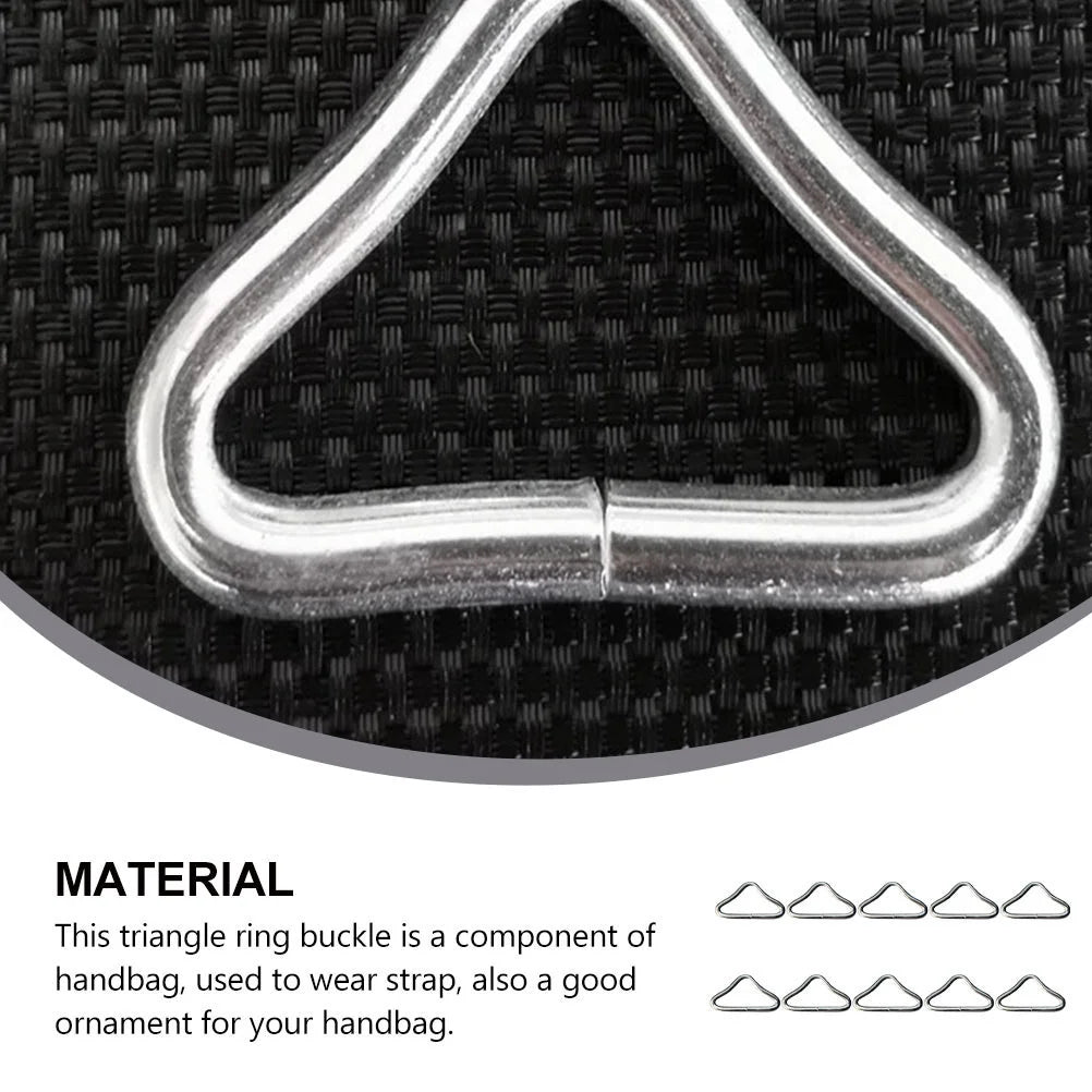 20pcs Trampoline Bungee Bed Mesh Cloth Buckle Triangle Ring Parts F5075