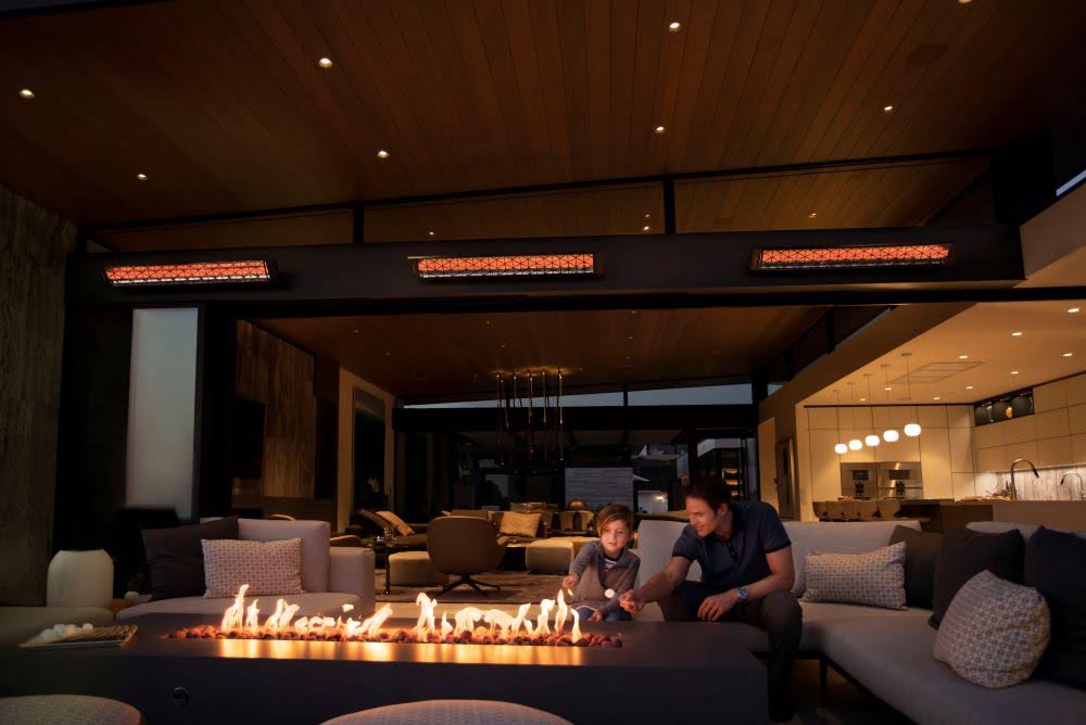 4000 Watt Electric Patio Heater Almond 208 Volt S960051