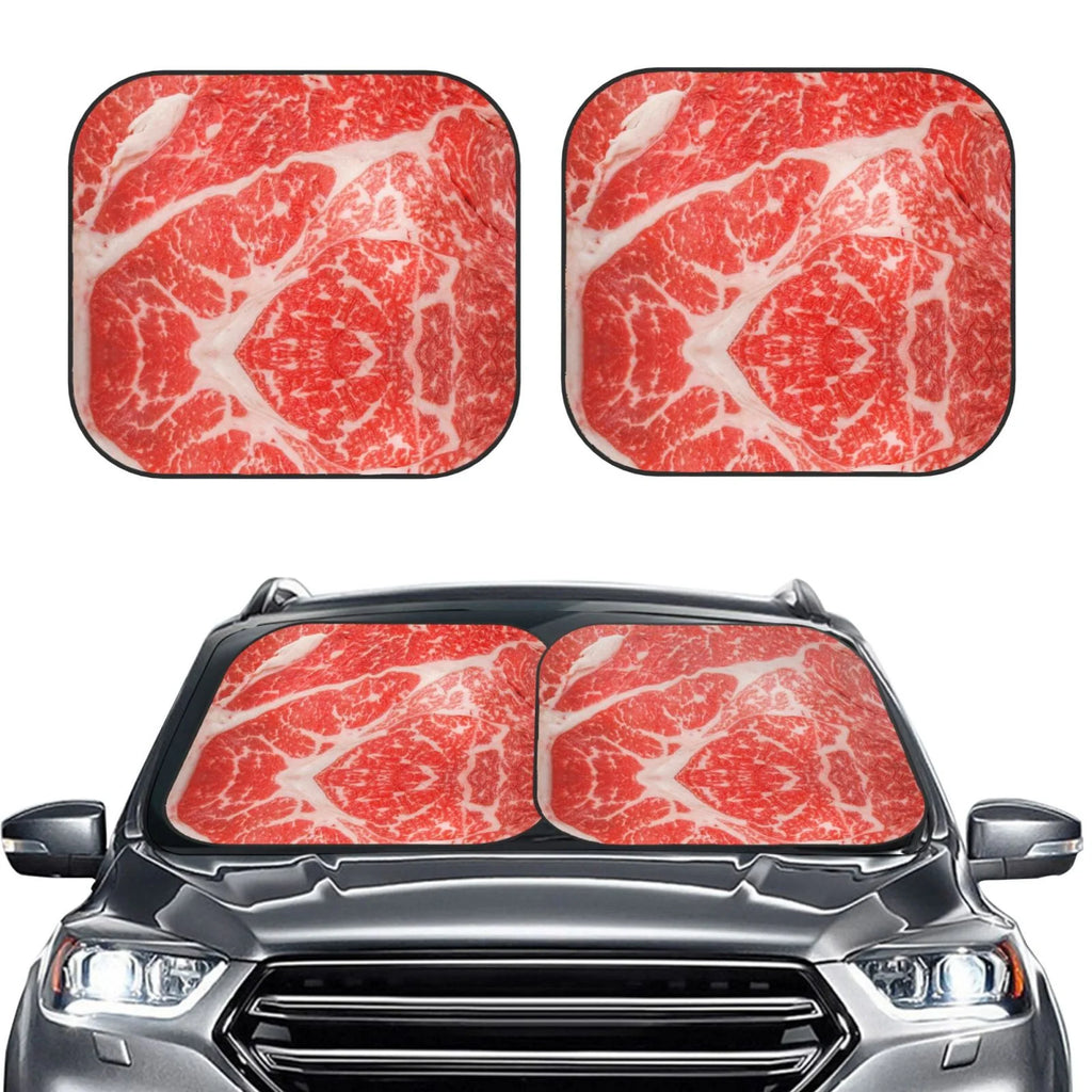 2 Pack Foldable Car Front Window Sun Visor Protector E75795