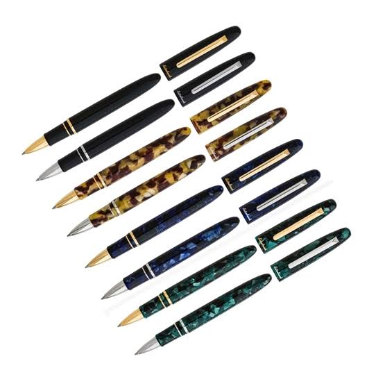 Tortoise Rollerball Pen with Gold Trim S36658