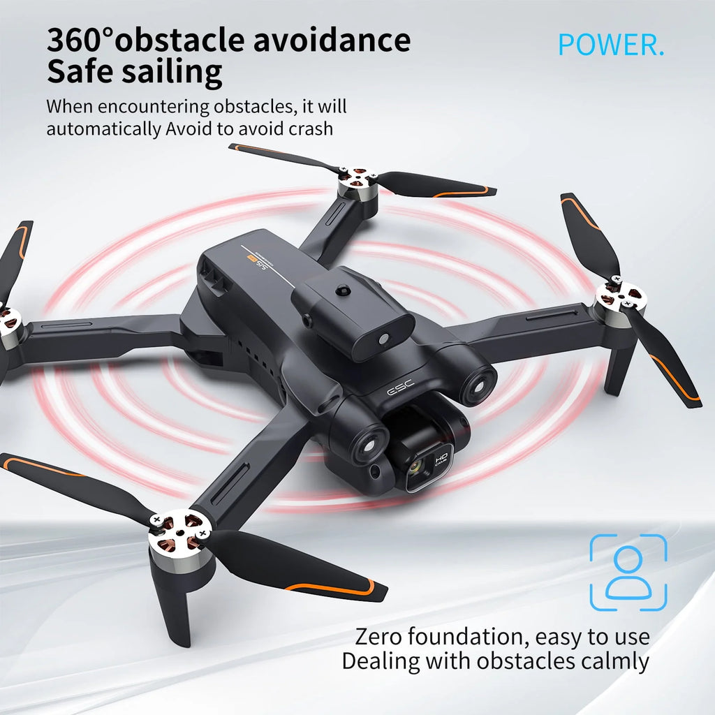 4K Camera Drone with Brushless Motor and Carrying Case W6092