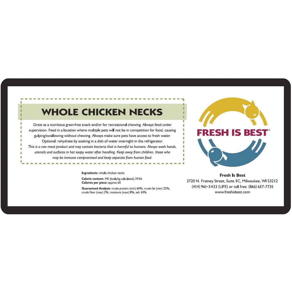 Freeze Dried Whole Chicken Necks U2410