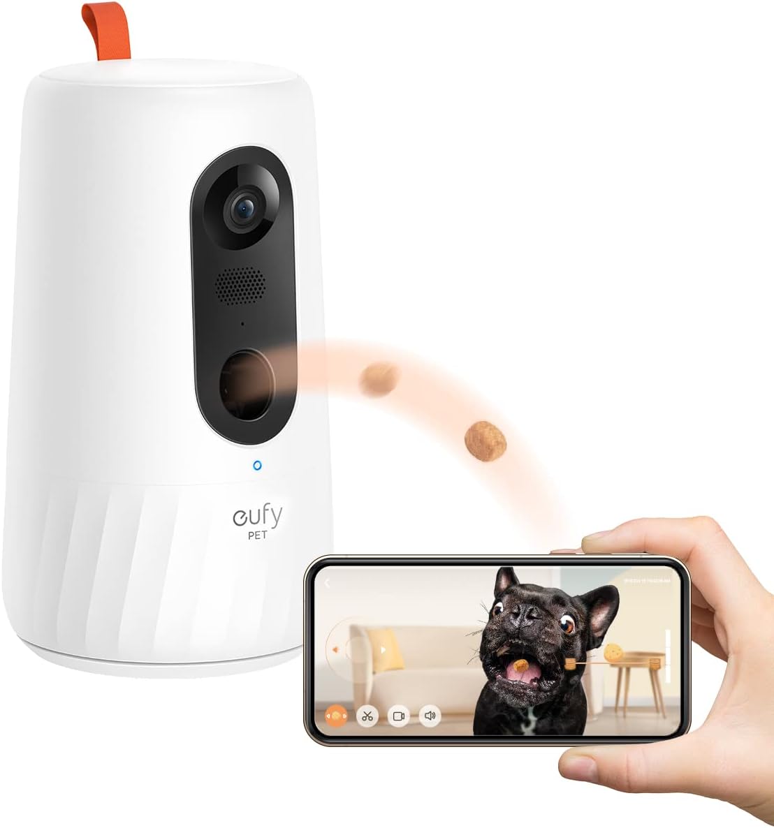 1080p Pet Dog Camera with Treat Dispenser O325