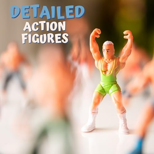 32-Piece 2" Wrestling Action Figures with Wrestling Ring C714