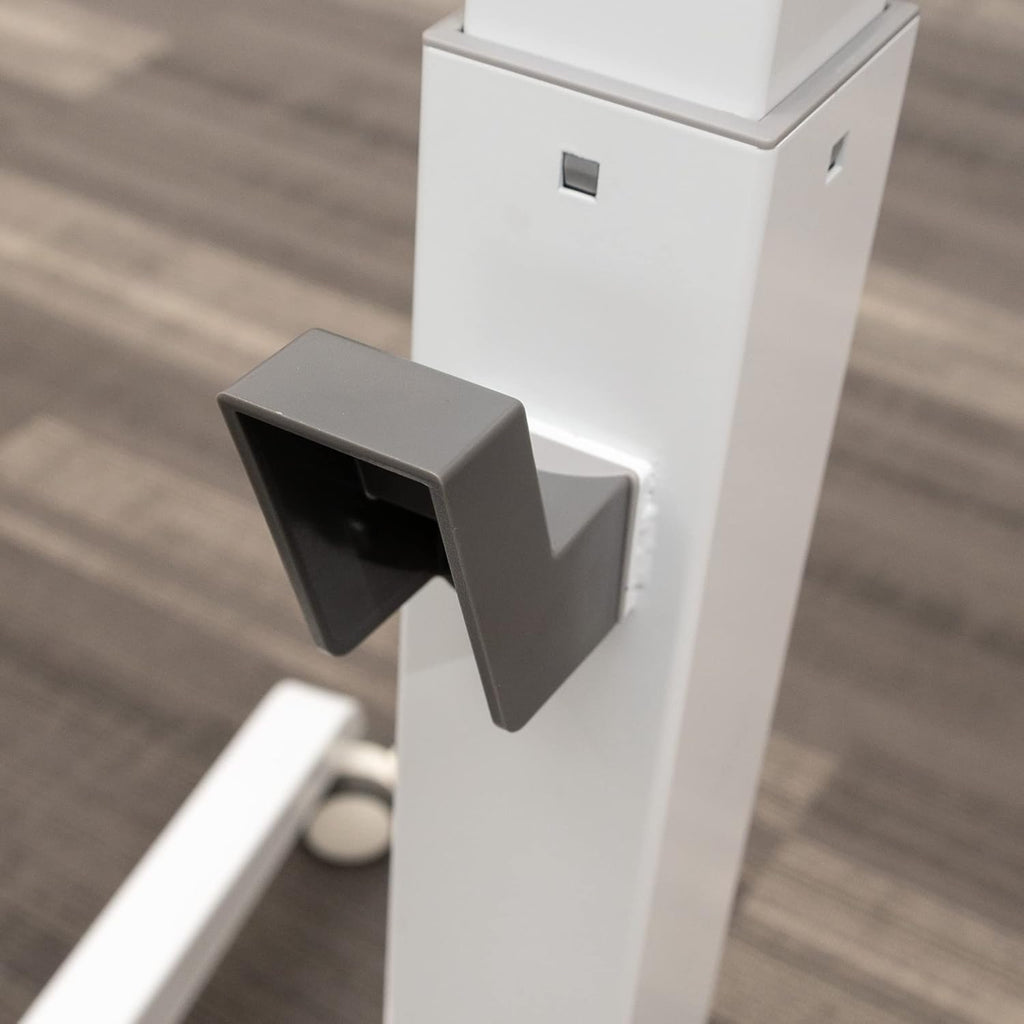 White Compact Standing Desk U706