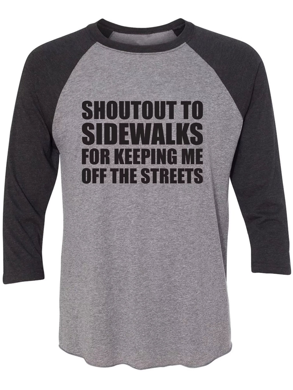 3/4 Sleeve Baseball Raglan Tee W94384