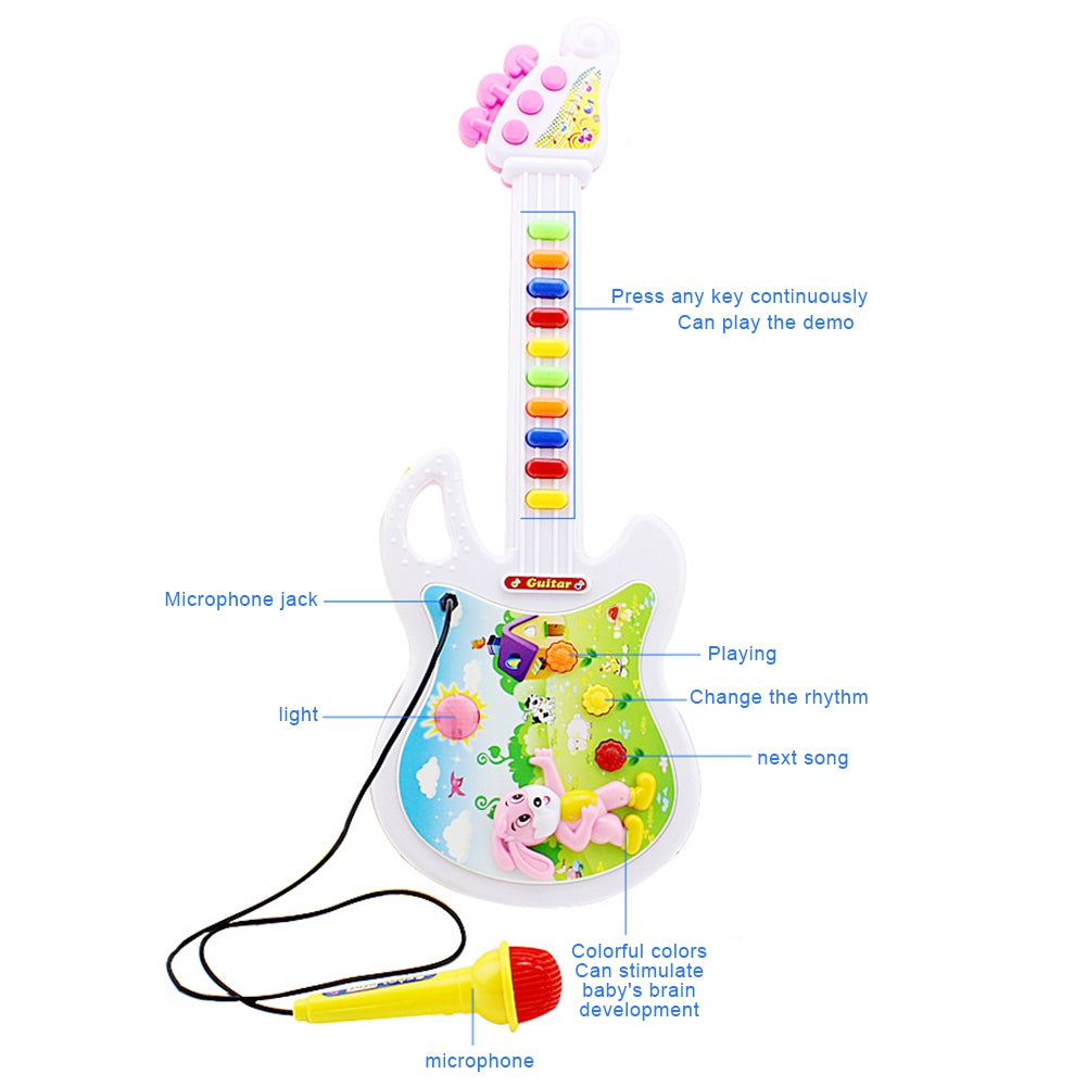 Toy Guitar with Microphone B198