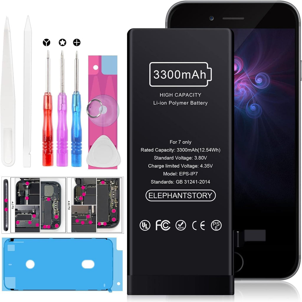 New 0 Cycle Battery for iPhone 7 with Repair Tool Kit B703494
