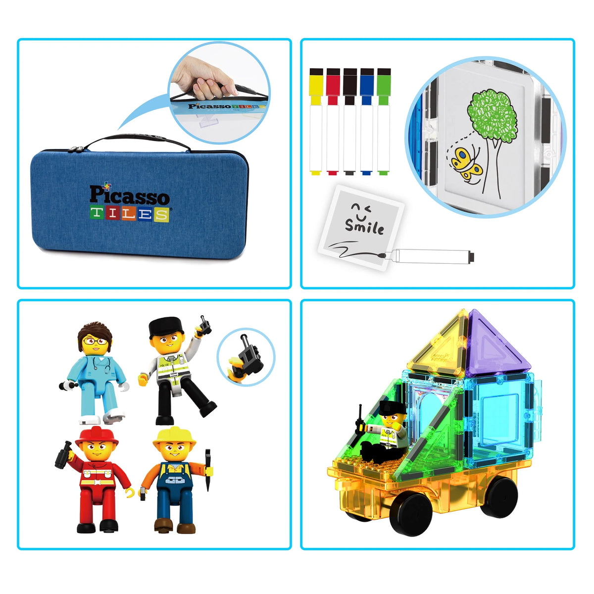 100 Pieces Magnet Tile Building Block Set G513