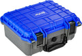 Dual Blue Gray 13.37 Inch Waterproof Shockproof Camera Case with Foam O69126