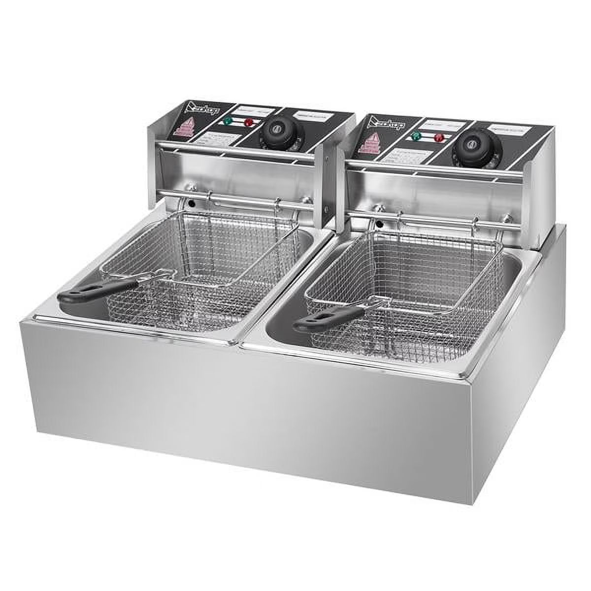 5000W 12L Dual Tanks Electric Deep Fryer with 2 Basket P85913