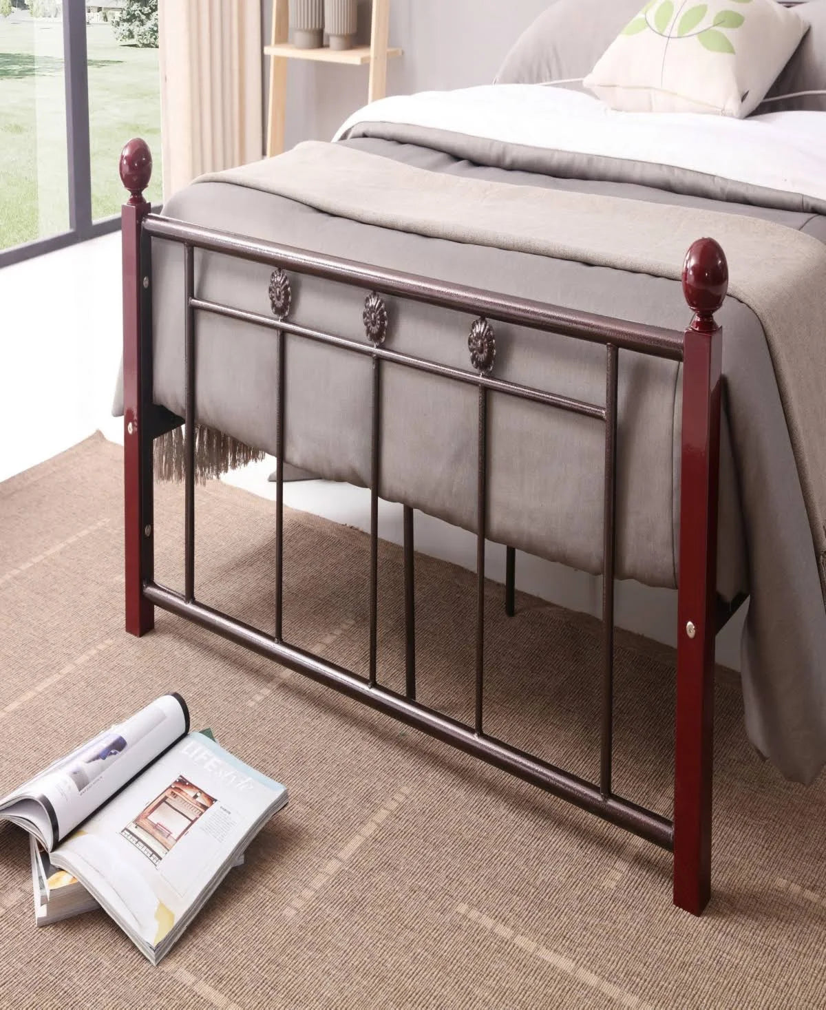 Twin Metal Bed Q8842