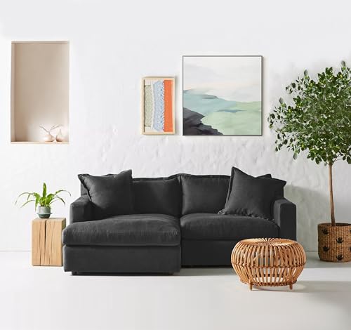 Beige L-Shaped 2-Piece Sectional Sofa W785659