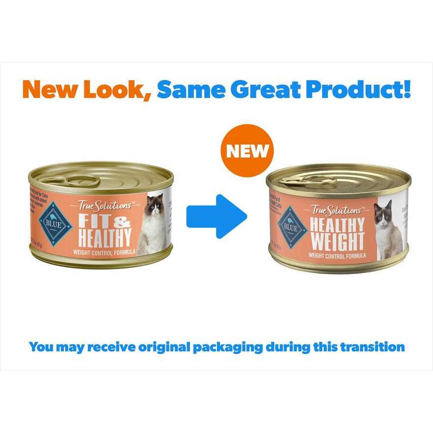 Blue Buffalo True Solutions Fit & Healthy Natural Weight Control Adult Wet Cat Food E6061