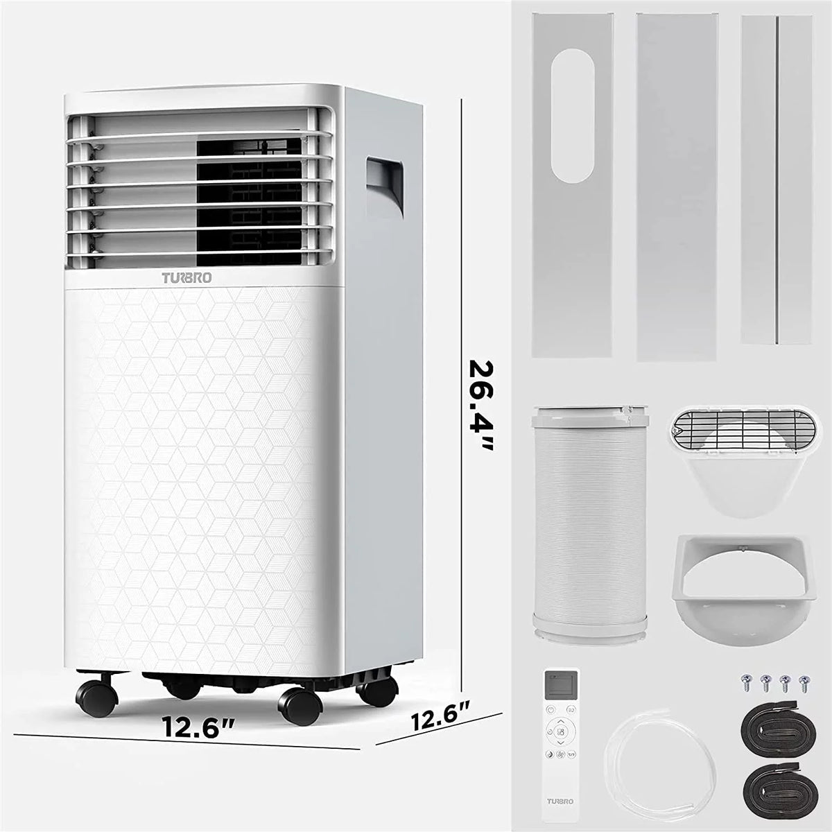 8,000 BTU Portable Air Conditioner, Dehumidifier and Fan B250804