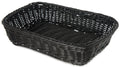 Black Woven Rectangular Basket L802062