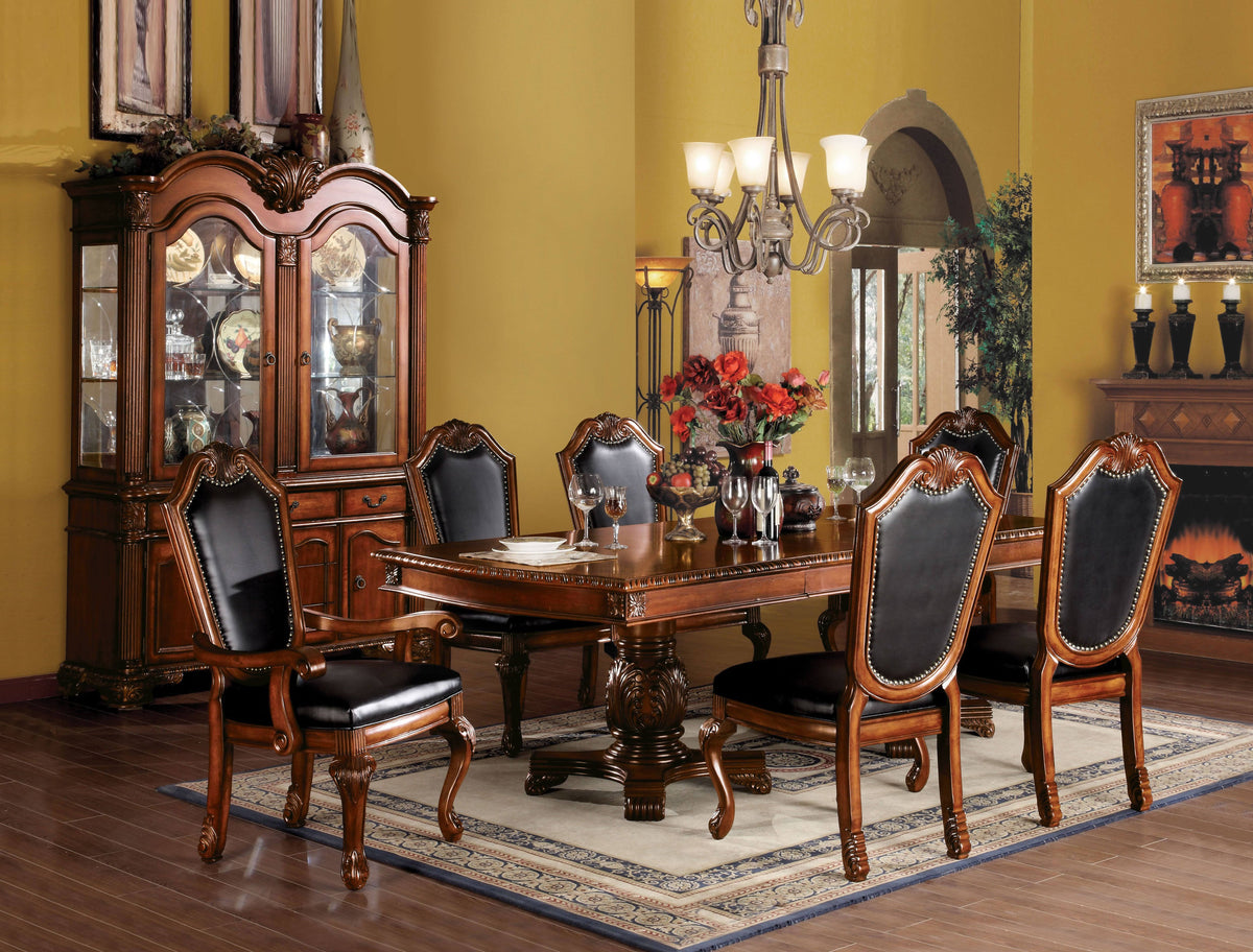 Cherry/Black Side Chair - 2 count G6605