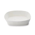 White Rectangular Lasagna Pan 11.5 X 9.5 Inch Porcelain O85517