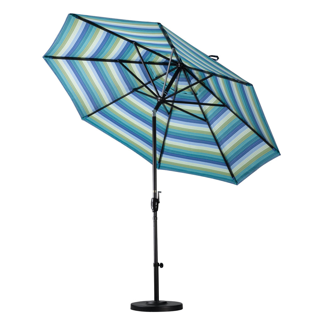 7.5 ft. Matte White Aluminum Patio Umbrella R1516