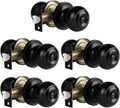 6 Pack Keyless Privacy Door Knobs in Oil Rubbed Bronze R634